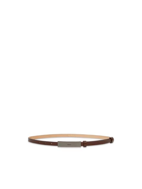Sportmax logo-buckle belt