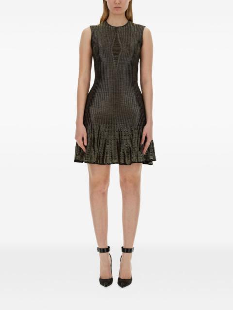 Alexander McQueen textured mini dress