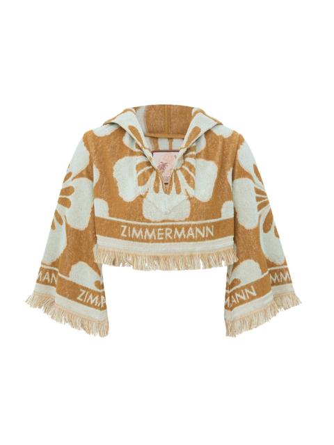 Zimmermann FAIRLIGHT TOWELLING HOODIE
