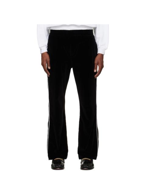 ERNEST W. BAKER Black Straight Fit Track Pants