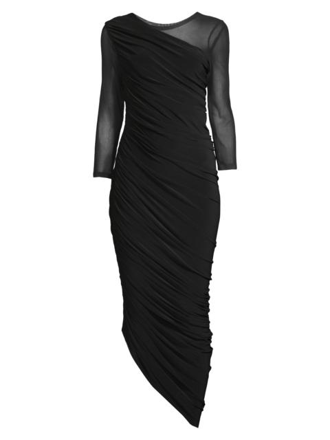 NORMA KAMALI Women's Diana Shoulder-Side Drape Gown - Black