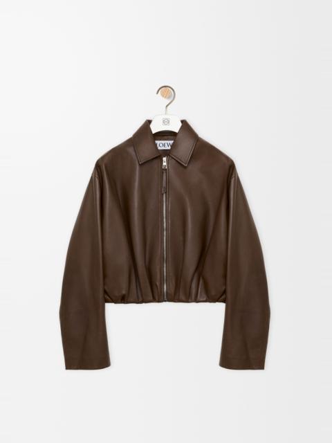 Loewe Draped jacket in nappa lambskin
