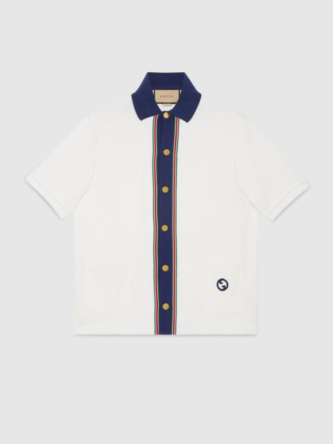 GUCCI Cotton jersey polo shirt