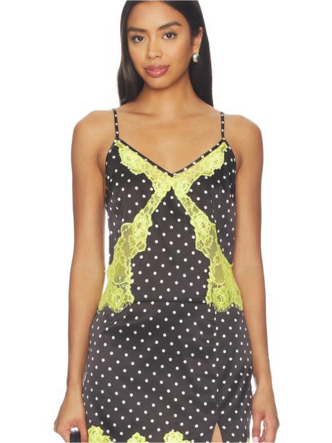 Fleur du Mal Juliet Lace Dotted Cami