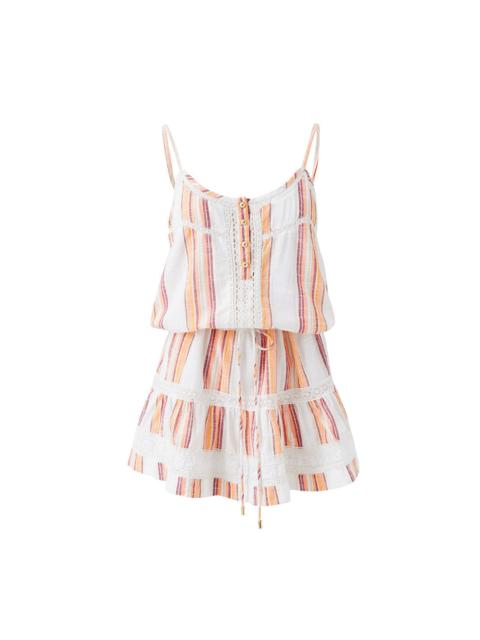 MELISSA ODABASH KELLY SUNSET STRIPE DRESS
