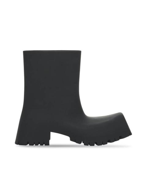 BALENCIAGA Men's Trooper Rubber Boot in Black