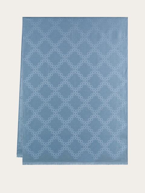 FERRAGAMO Gancini jacquard stole