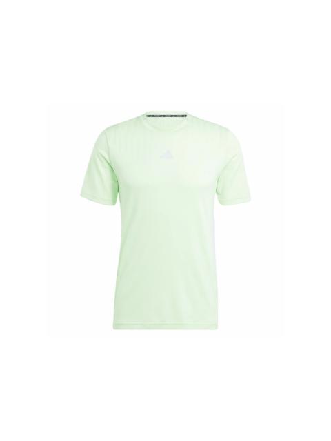 adidas adidas HIIT Airchill Workout Tee Semi Green Spark