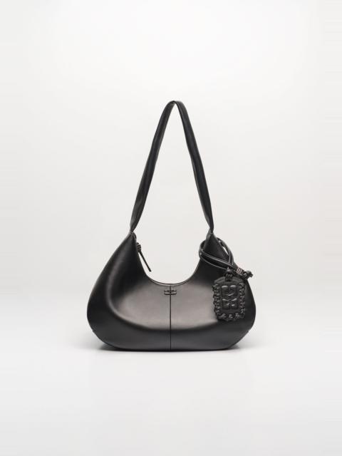GANNI BLACK MEDIUM HOBO BAG