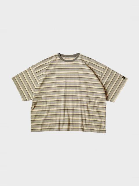 Multi Stripe Jersey HUGE-T - Beige/Ecru