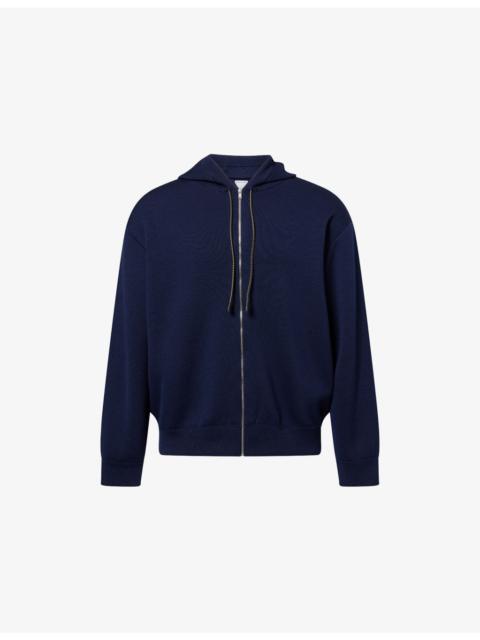Bottega Veneta Relaxed-Fit Drawstring Wool-Blend Hoody