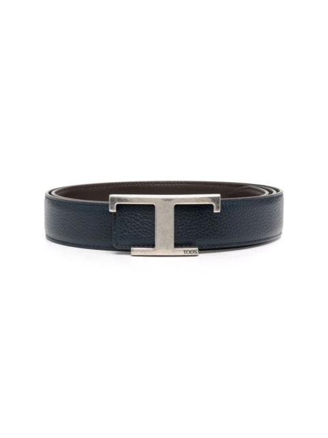 Tod's T 로고 버클 벨트