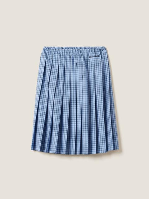 Miu Miu Checked skirt