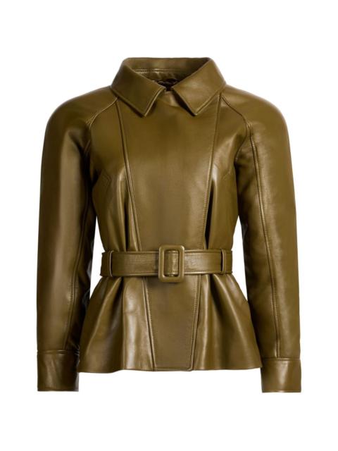 DUCIE Star leather jacket