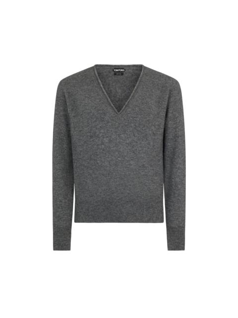 TOM FORD LIGHTWEIGHT CASHMERE SILK V NECK