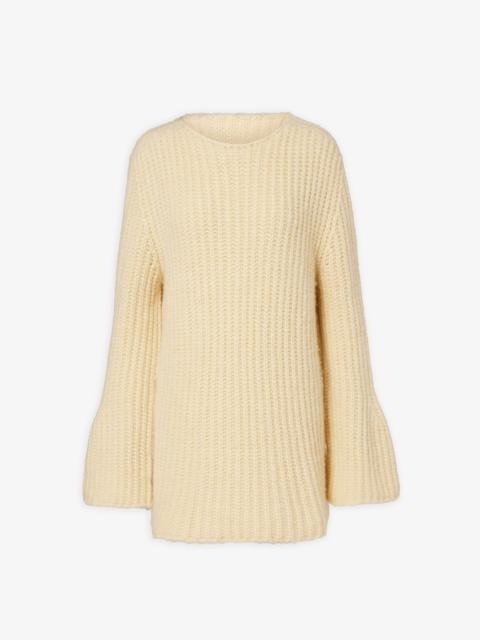 The Row Mirr yellow cashmere sweater
