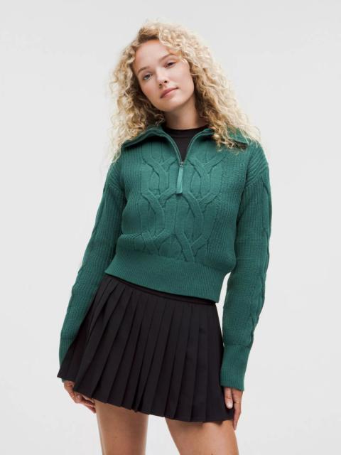 lululemon Cable-Knit Oversized Half Zip
