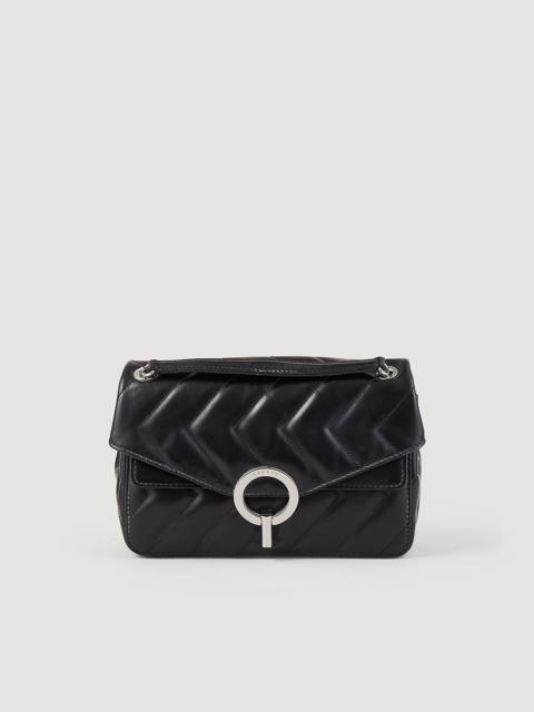 Sandro YZA BAG IN CERTIFIED LEATHER