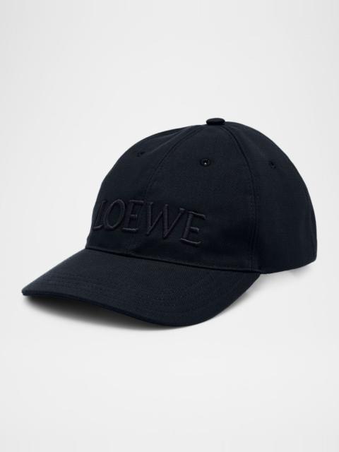 Loewe Embroidered Canvas Cap