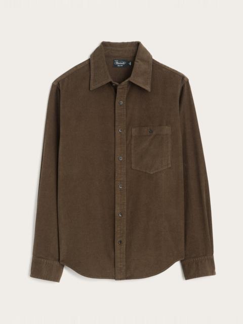 Madewell Patch-Pocket Shirt in Fine Wale Corduroy