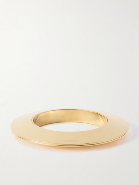 Alaïa Blade Gold-tone Bangle