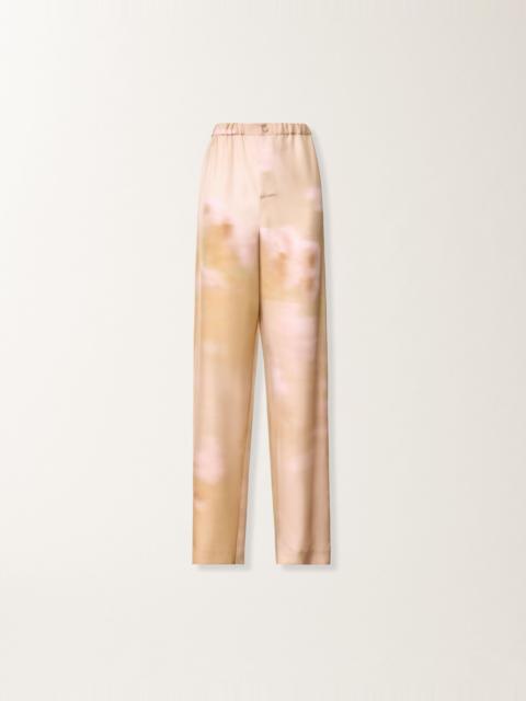 FABIANA FILIPPI Printed silk twill trousers