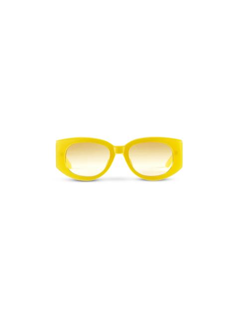 CASABLANCA Memphis Yellow & Gold Sunglasses