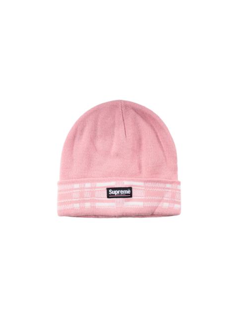 Supreme Plaidcuff Beanie "FW16 - Pink" SU27478