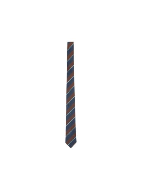 Paul Smith herringbone-pattern striped tie