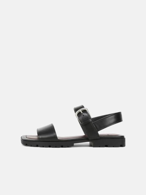 Vince Vega Leather Lug-Sole Sandal