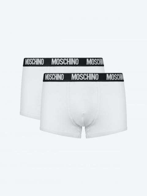 Moschino SET OF 2 LOGO BAND BOXER