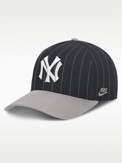 Nike New York Yankees Cooperstown Rise Men's Nike MLB A-Frame Adjustable Hat