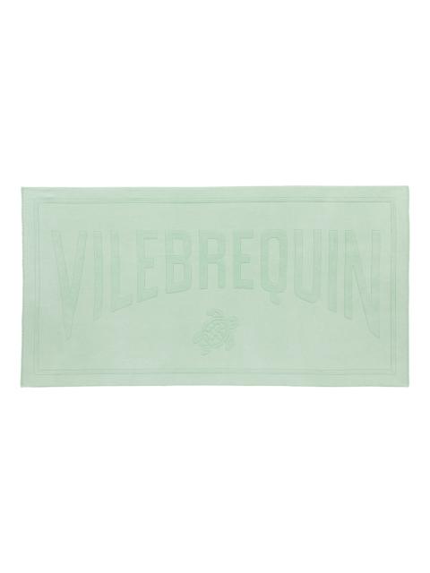 Vilebrequin Beach Towel Cotton Solid Mineral