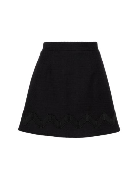 PATOU Iconic tweed miniskirt