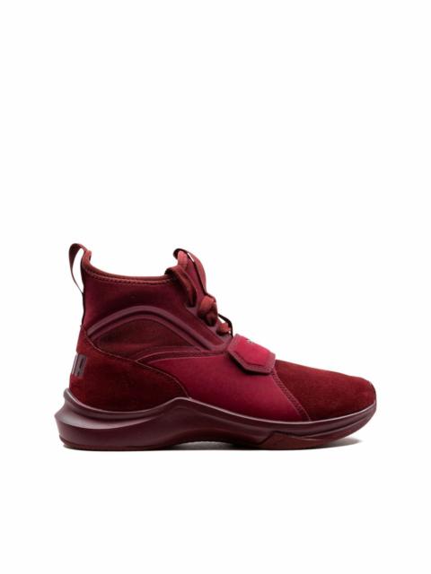 PUMA Phenom suede high-top sneakers
