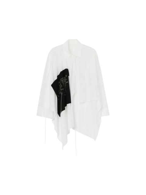 Yohji Yamamoto Long Asymmetric Blouse 'White'