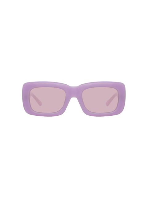 THE ATTICO Marfa Square-Frame Acetate Sunglasses pink