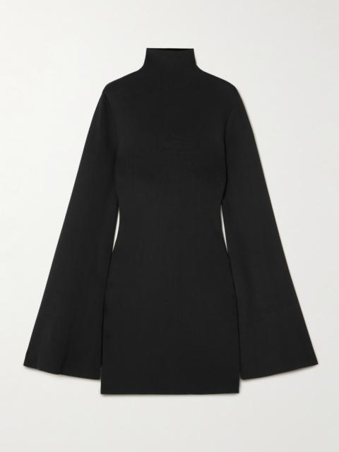 Calvin Klein Collection Annie Stretch-knit Mock-neck Mini Dress