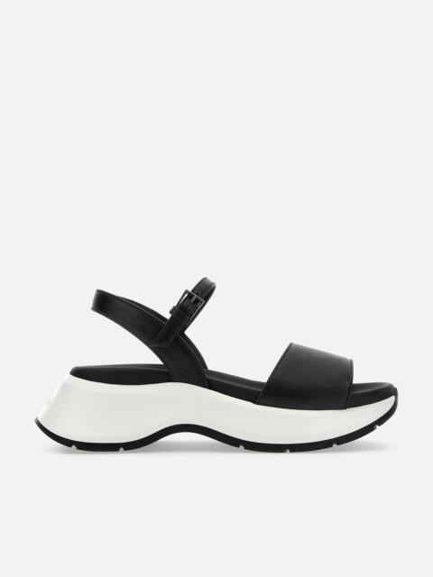 HOGAN Sandals Hogan H585 Black Silver