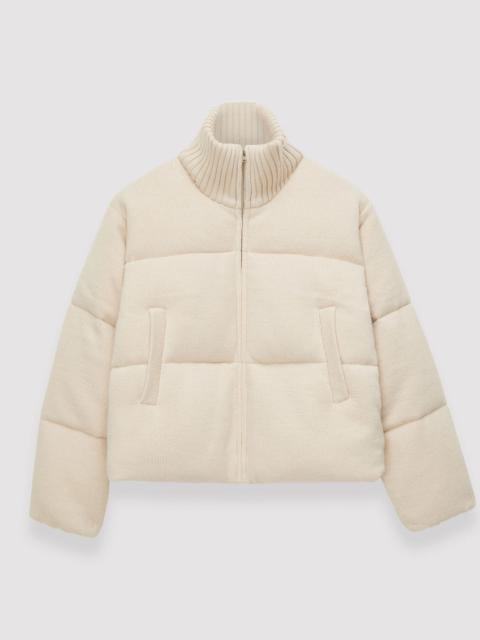 Soft Wool Puffer Jacket