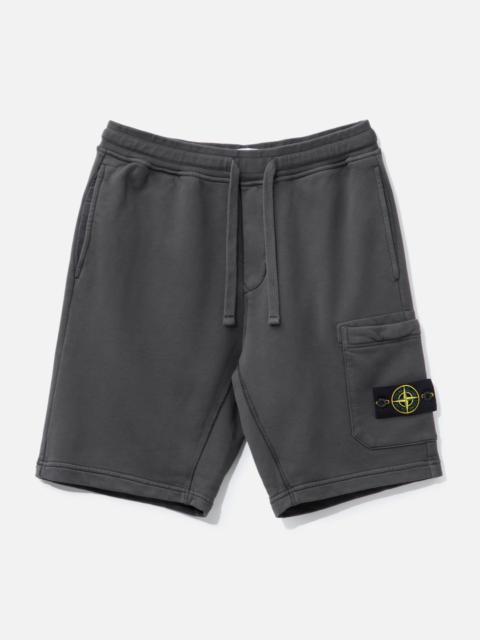 Stone Island 6200012 ORGANIC COTTON FLEECE CARGO BERMUDA SHORTS