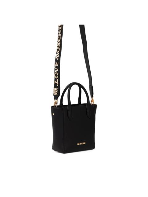 Moschino jewel-embellished top-handle bag