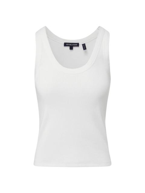 VERONICA BEARD Women's Birke Cotton-Blend Tank - White