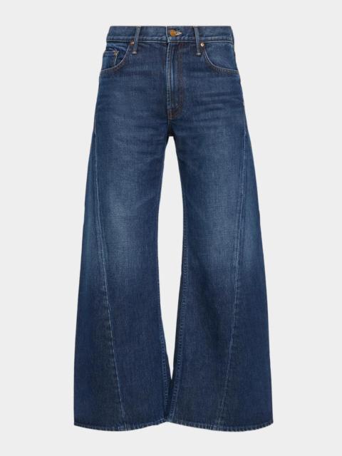 MOTHER Lil Lemon Twist Wide-Leg Jeans