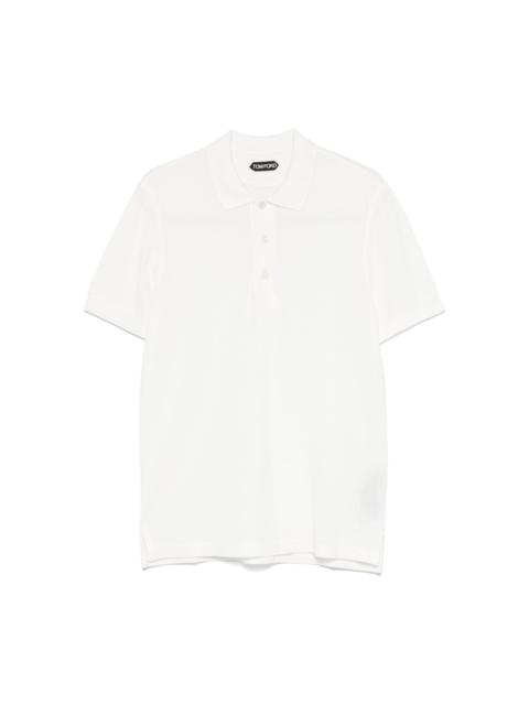 TOM FORD piqué-weave polo shirt