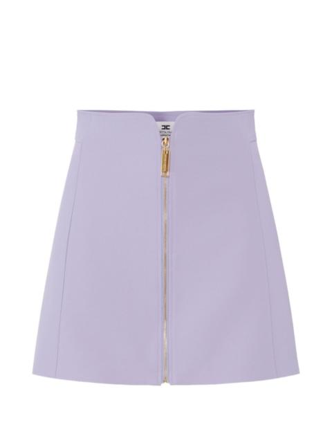 ELISABETTA FRANCHI zip-front mini skirt
