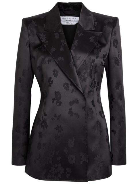 GABRIELA HEARST Gabriela Hearst Aleah Floral-jacquard Blazer