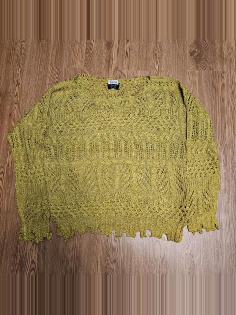 Other Designers Japanese Brand - Vtg Ficce Yoshiyuki Konishi Grunge Distressed Knitwear
