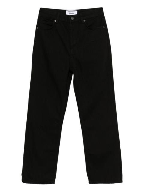 Reformation high-rise straight cropped jeans