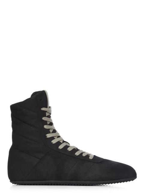 Rick Owens QUILTED MINIMAL HIGH SNEAKS